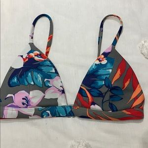 Hawaiian floral print bikini
